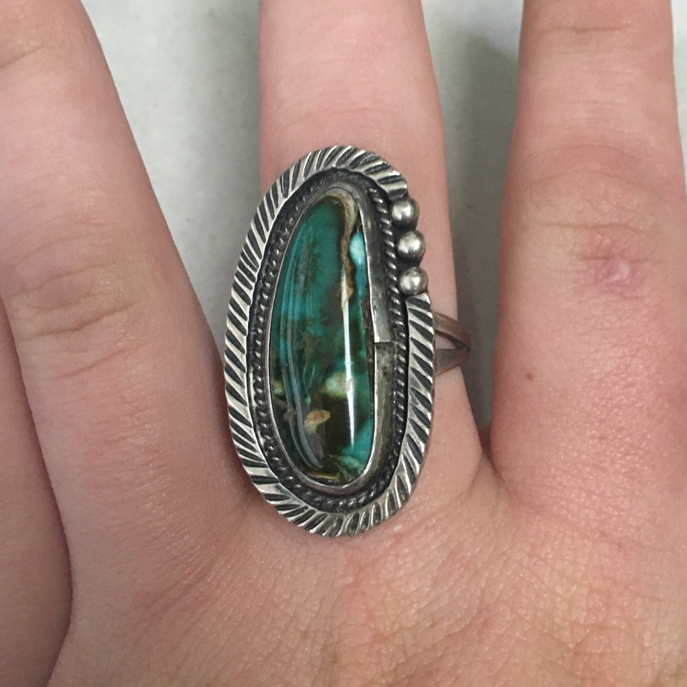 Sterling Silver and Turquoise Ring